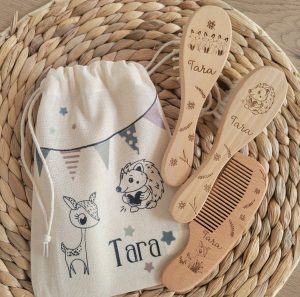 Trio peigne et brosses