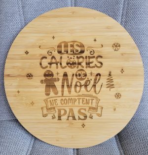 Plateau Apéritif rotatif de Noël