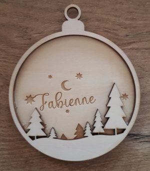 Boule de Noël Sapin