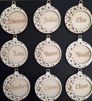 Boule de Noël Étoile